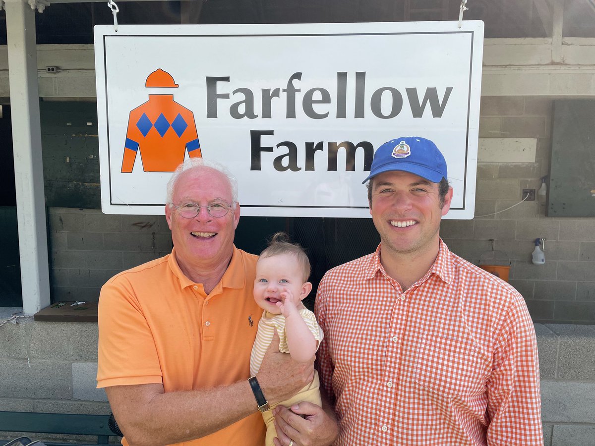 theTDN's tweet photo. Good luck charm Elizabeth Knelman poses alongside father Jak and grandfather Kip after Farfellow Farms’s Street Sense colt sold for $1 million today at @keenelandsales. https://t.co/V71pwDsg3V