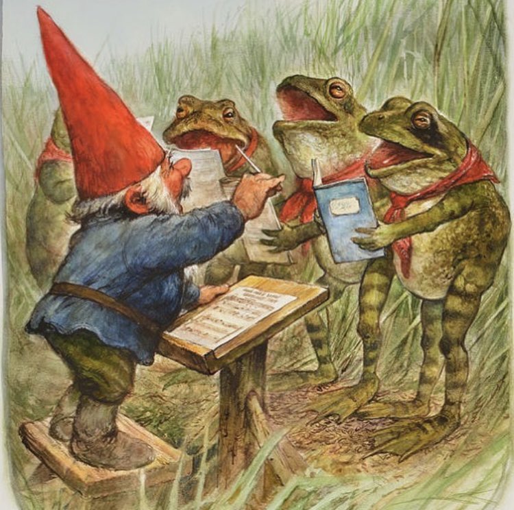 gracejarvisohno's tweet photo. stop glamorising The Grind and start glamorising Frog Choir https://t.co/5zEtBs7cnd