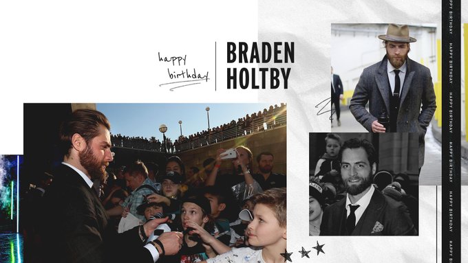 Happy Birthday, Braden Holtby! 

We can\t wait to see you in Victory Green real soon. 
