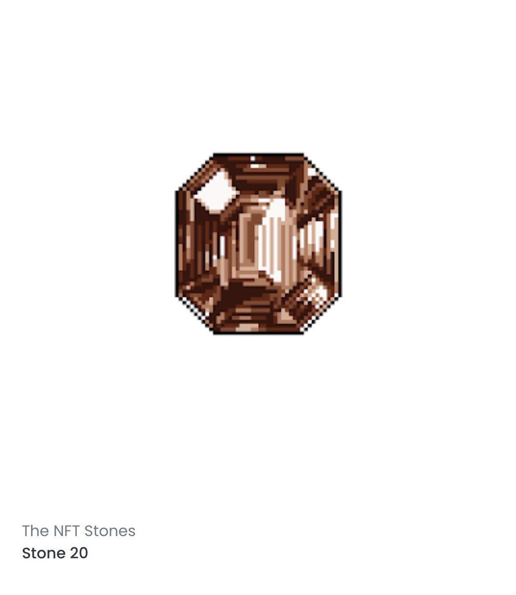 SpacGuru's tweet photo. 2/4 from @NFTStones is #Stone20 https://t.co/KptIrusNVt