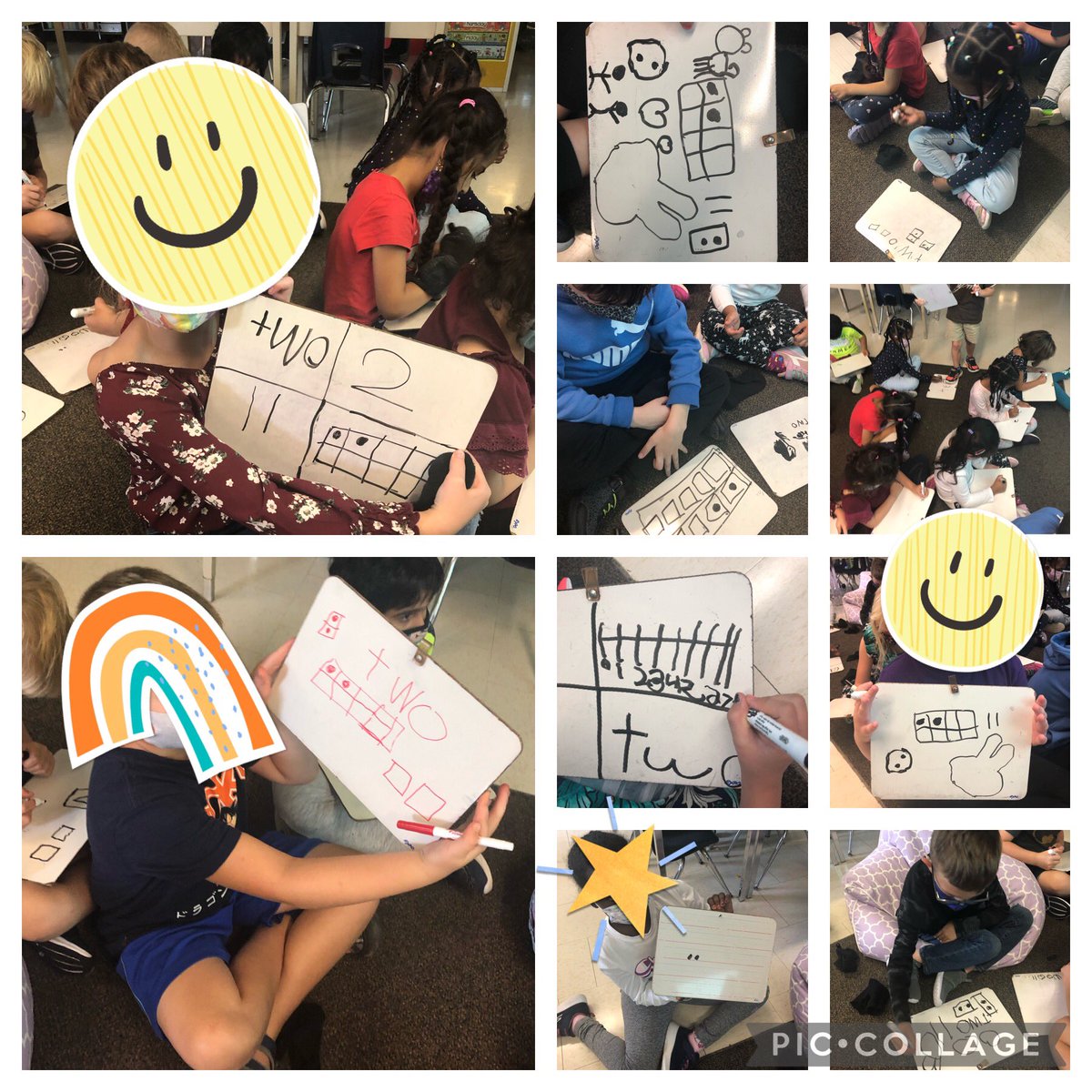 MsJenBlack's tweet photo. We are having fun down in grade 1! 🥰@WilfridJuryPS representing numbers, STEAM activities, write the rooms, reading, and much more! https://t.co/as8uHBaNN5