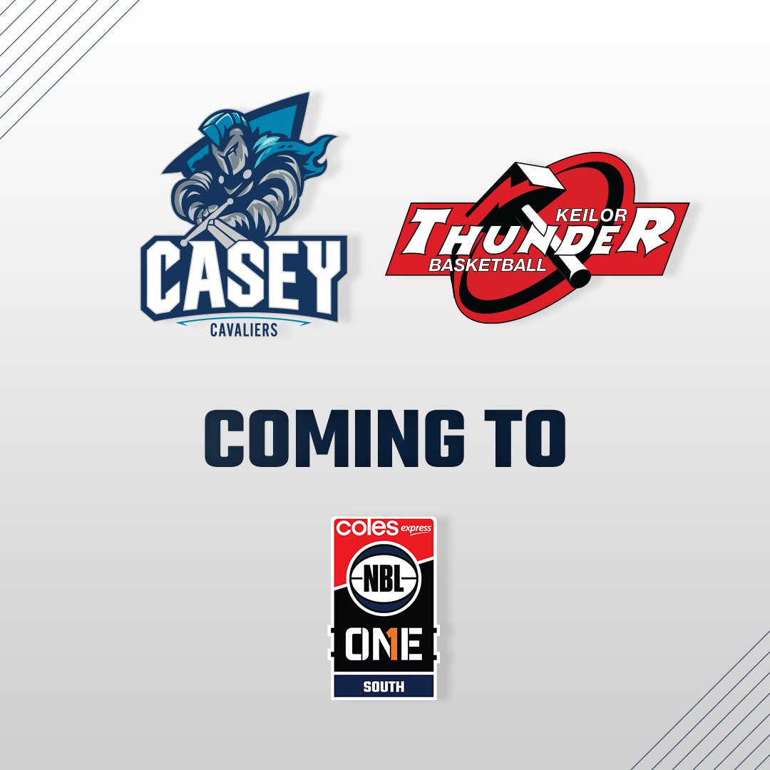 Welcome to #NBL1South, <a href="/CaseyCavaliers/">Casey Basketball</a> and <a href="/KeilorThunder/">Keilor Thunder</a>! 🤝

The Cavaliers and Thunder both played in the Big V competition this year and will take the next step up in 2022 💪

Read more here: bit.ly/3lwFwPb 🗞️