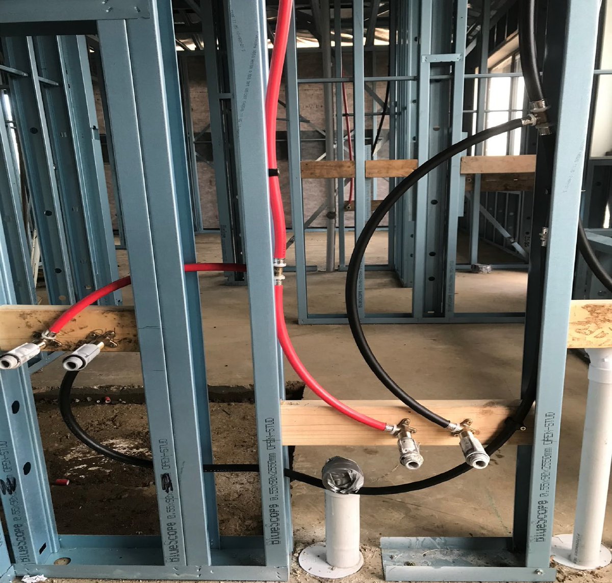 Positive feedbacks from plumbers are always encouraging, here are some of the benefits:
1.) "Not having to carry both sets of fittings water and gas, having one exacta pack for rough in."
2.) "Smaller fittings are not as bulky to store or carry for plumber. Less SOH in branch."