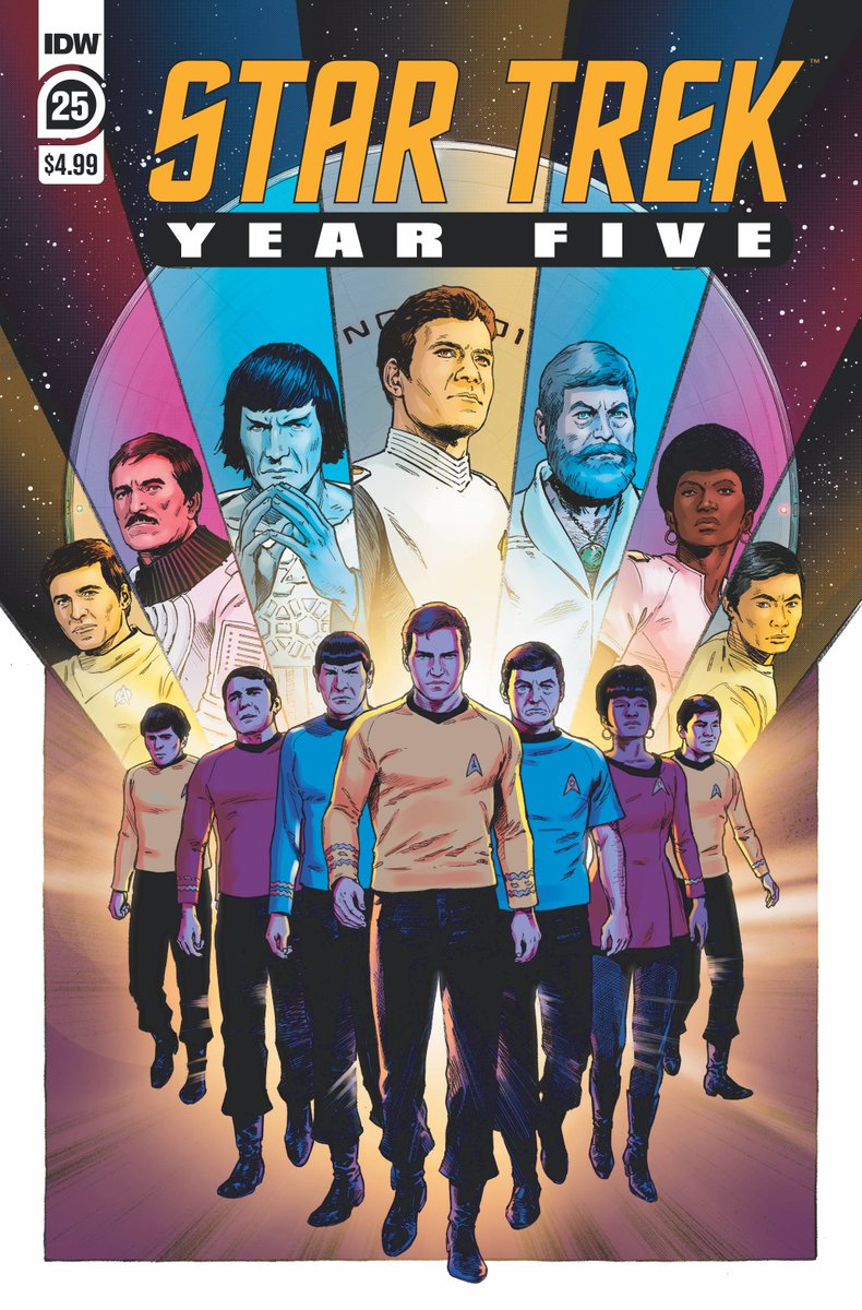Out this week, the conclusion to the two-year TOS comic epic, Star Trek Year Five, featuring Tholians, Gary Seven, and time travel. Check out covers, preview pages, and artwork. Plus a cool new cover for the epilogue issue bridging TOS to TMP coming soon: thetrekcollective.com/2021/09/year-f…