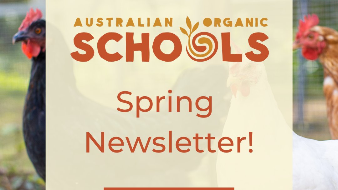 organicschools's tweet photo. Spring is here and so is our first newsletter!
Check your inbox to read all about what we've been up to with @AgForceQLD @OzPIEF and so much more.
#AOSWhyOrganic #AusOrganicSchools #AgForce #PIEFA #Newsletter #AustralianEducators #AustralianCurriculum https://t.co/EEca0Zffoa