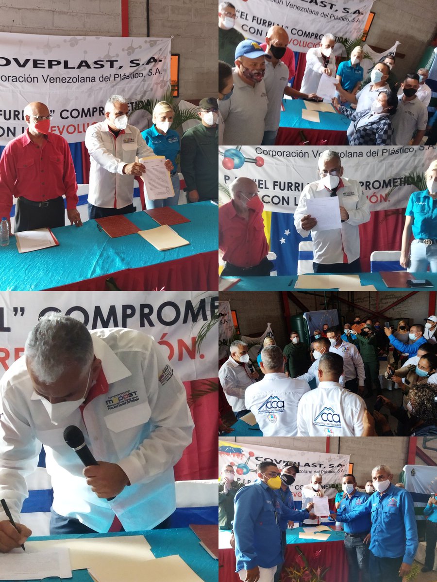 #16Sept. <a href="/MinTrabajoVE/">Ministerio del PP para el Proceso Socia de Trabajo</a> Dirección Estadal Monagas Certificó 13 CPTT sus autoridades nacionales @Dip_JoseRivero <a href="/JCSanteliz/">jean santeliz</a> junto a @CosmeArzolay @GralAlayon @CmdteGralPerezMota  <a href="/cbstmonagas/">cbstmonagas</a> desde <a href="/COVEPLAST/">COVEPLAST, S.A.</a>  <a href="/NicolasMaduro/">Nicolás Maduro</a> <a href="/DiosdadoCabello/">Diosdado Cabello</a> <a href="/WillsRangel/">wills adrian rangel</a> <a href="/CBolivariana/">Central Bolivariana CBST</a>  #Venceremos