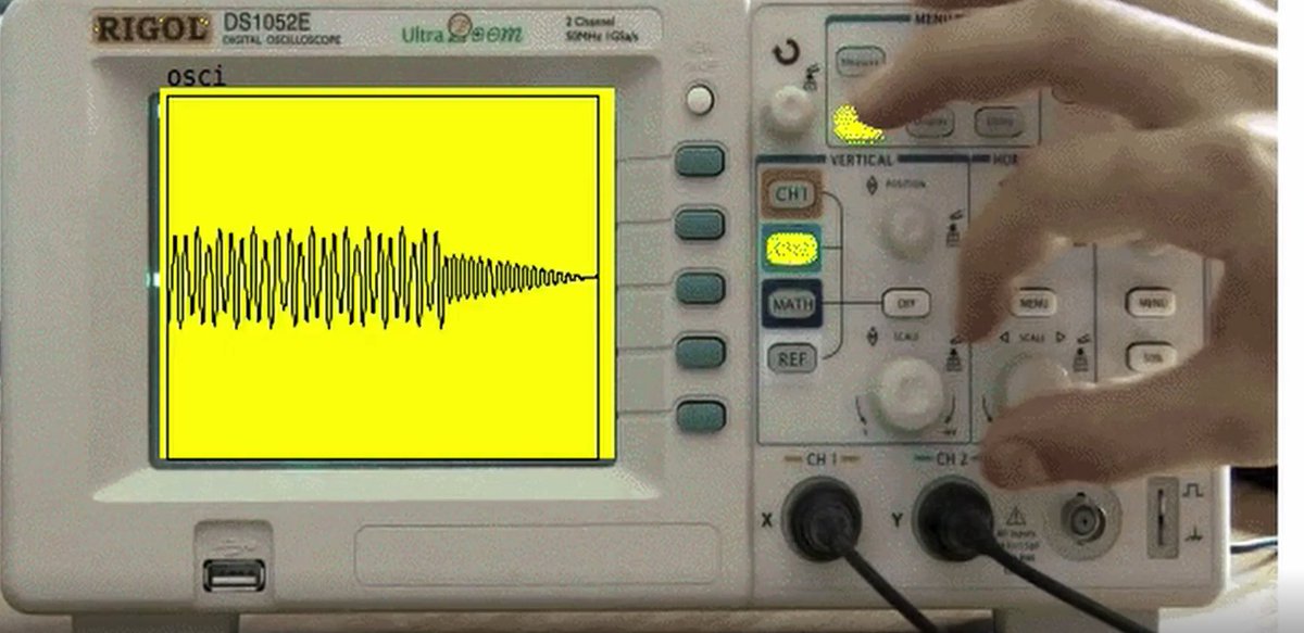 encoder1122's tweet image. Simple oscilator #1

Oscilloscope series for poor people. Today a fragment of a stepped Sine.
Pure data tools without limits or rules. 

hicetnunc.xyz/objkt/317018
 
🤖🤖JUST 0.3 Tez🤖🤖

#puredata #opensource #hen #noisy #osciloscope  #oscilator #electronic