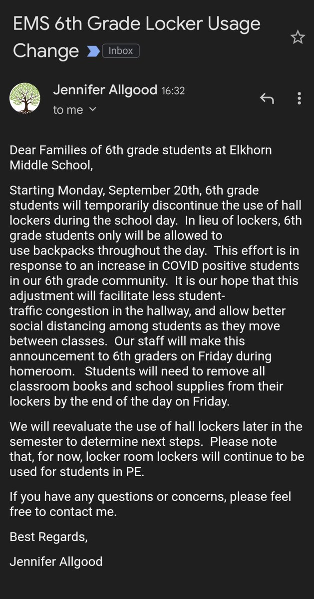 Docsocksomaha's tweet photo. Who came up with this mitigation strategy? This is ineffective. The students should be wearing masks. Elkhorn public schools does not care about the health and safety of their students. #Omaha #Covid19 https://t.co/lY9mM6WuyK