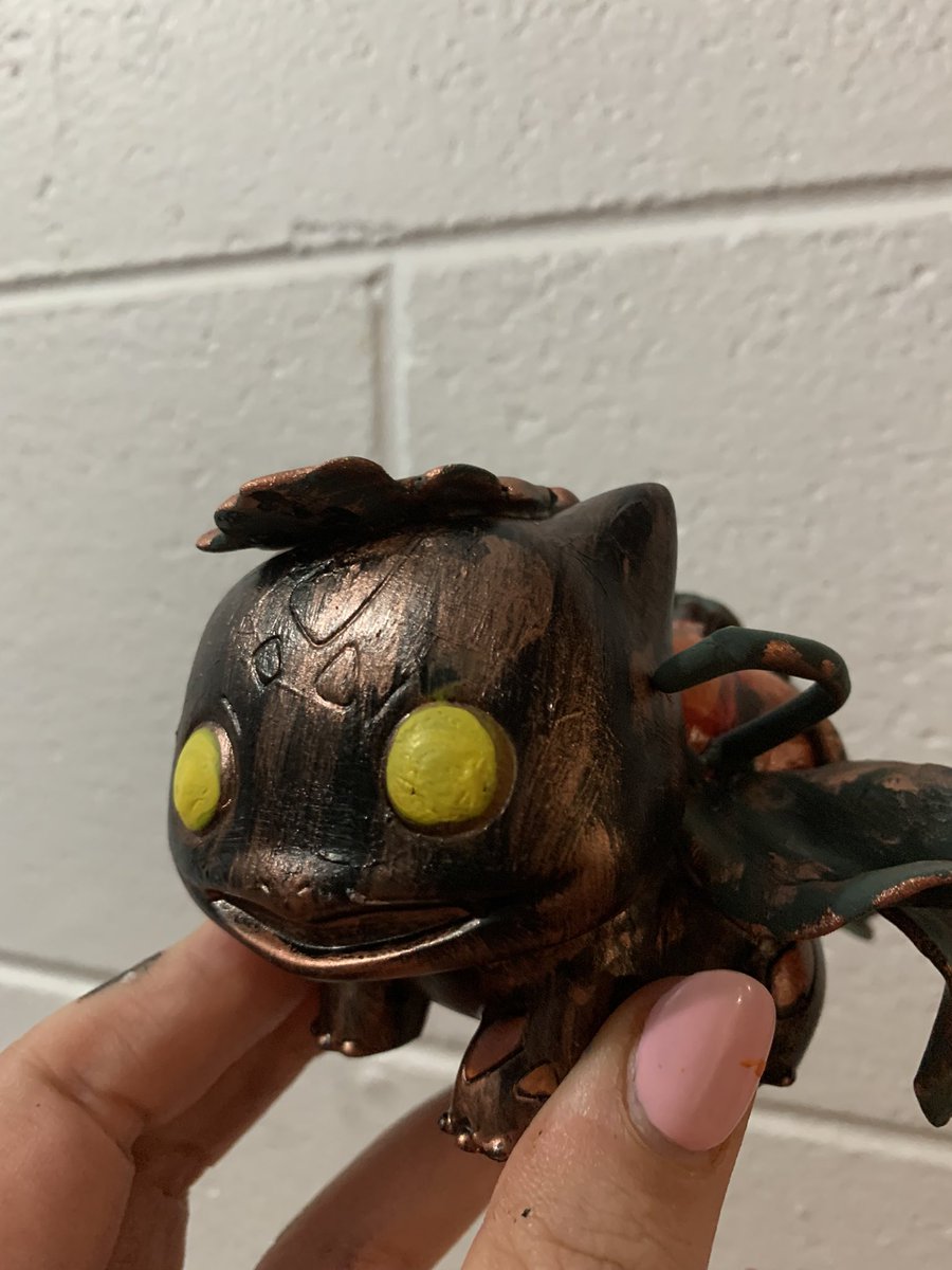 loaf_moon's tweet photo. Will upload better shots later but here’s the final stages #custompopvinyl #POPVinyl #pokemon #myart https://t.co/zirzyay7yz