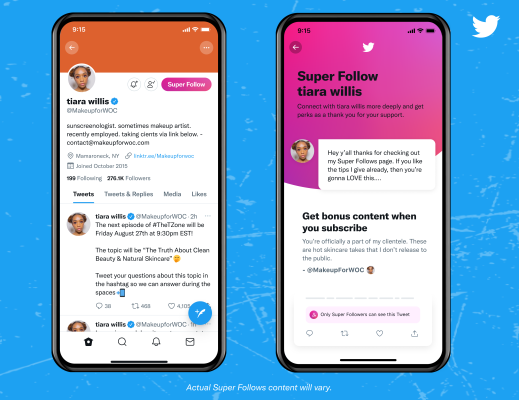 SamiraWilson123's tweet photo. Twitter Super Follows has generated only around $6K+ in its first two weeks https://t.co/qUxskAfwfT https://t.co/ezvwt5LK8j