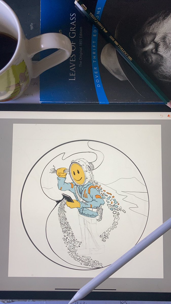 DesignsBayer's tweet photo. Slowly progressing on a wicked Friday. #nft #nftdesign #art #artist #artontwitter #smartphone #addiction #future #Ethereum #dbdesigns #progress #work https://t.co/imlbfG9Tjo