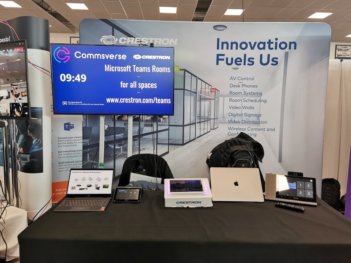 thegrahamwalsh's tweet photo. Finally back out at a conference. Such a great job by the @commsverse team. Shame I couldn't be there for the 2nd day. Was really good to meet old and new folks (too many to tag) and back to what I love doing. Talking #microsoftteams, #microsoftteamsrooms #teamsphone #teamspanel https://t.co/yXcE4wTvLV