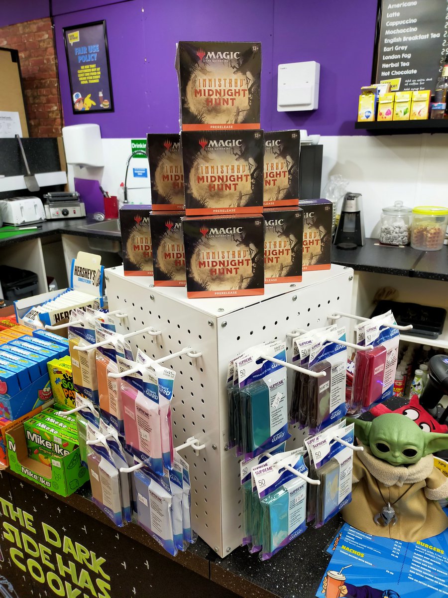 GeekTruro's tweet photo. We are pre-release ready... Are you? #innistrad #midnighthunt #MagicTheGathering https://t.co/Mhp0fetdkJ