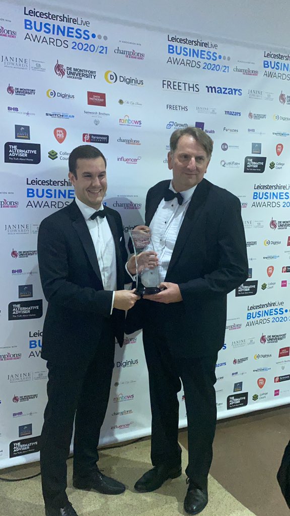 LeicestershireLive Business Awards tweet media