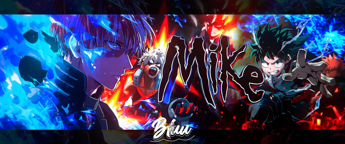 bluu2th's tweet photo. Mike//My Hero Academia https://t.co/0nnqXryroY