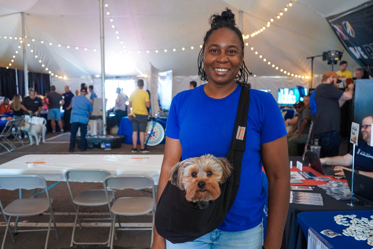 SwiftTransport's tweet image. Meet Leandra and her adorable copilot, Rocky, our driver(s) of the day #SwiftDAW! 🙂
 Leandra got him last year, and she said, &quot;He goes with me everywhere!&quot;🐶
Thanks for being an awesome part of our Swift Family, Leandra &amp;amp; Rocky! #NTDAW2021