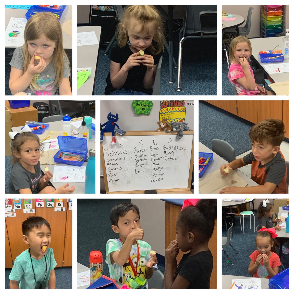 Megan Doherty (@mrsdohertyk) on Twitter photo This week we’re learning about apples so today we tasted red, yellow, green and red-yellow apples. Turns out the favorite in our class is red but it was a close race! #ThisIsKeith <a href="/CFISDKeith/">Keith Elementary</a> <a href="/CFISDKEITHKIND1/">Keith Kindergarten</a> <a href="/CFISDPK1/">cfisdprimary</a> This week we’re learning about apples so today we tasted red, yellow, green and red-yellow apples. Turns out the favorite in our class is red but it was a close race! #ThisIsKeith <a href="/CFISDKeith/">Keith Elementary</a> <a href="/CFISDKEITHKIND1/">Keith Kindergarten</a> <a href="/CFISDPK1/">cfisdprimary</a>