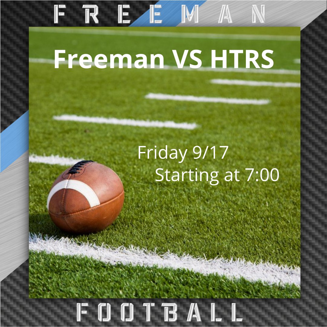 Freeman_Falcons's tweet image. Good Luck Freeman Football against HTRS. Join us LIVE on @strivtv at 6:45 pm.  #freemanfalcons #strivsports #nebpreps

striv.tv/channel/freema…