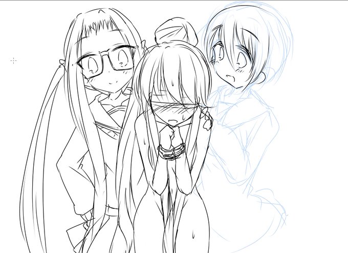 描き描き 