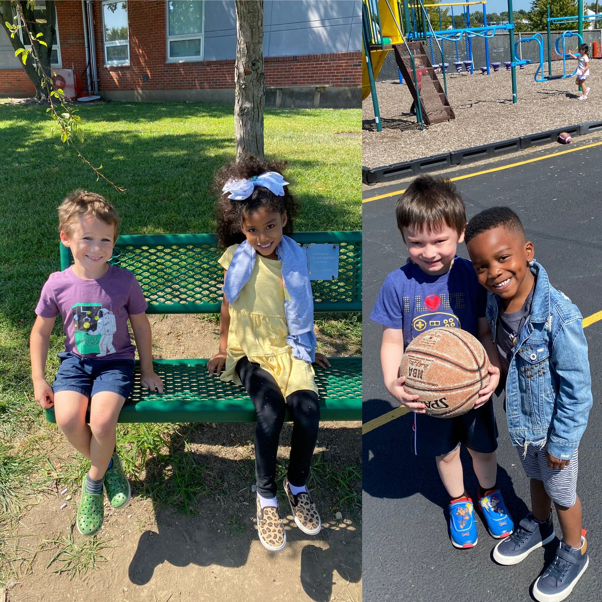 We love making new friends at recess!