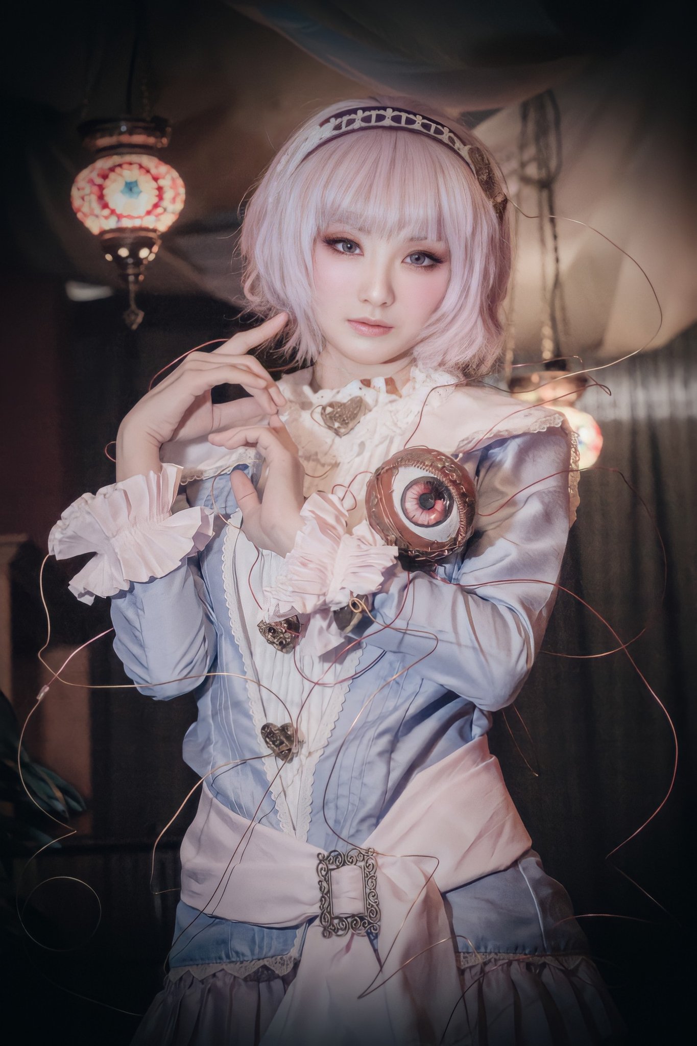 美品 東方Project 東方地霊殿 古明地さとり アレンジ衣装 サードアイ