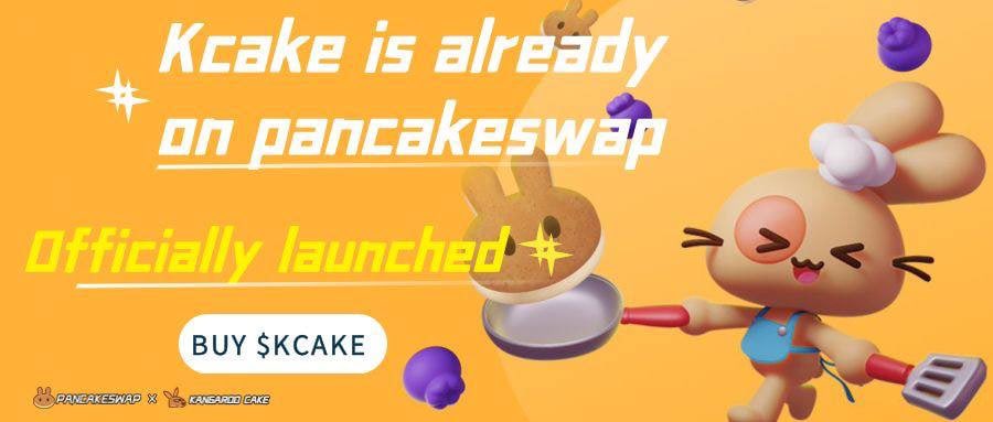 📣📣📣KCAKE has launched on pancakeswap📣📣📣
Contract address:
0x1e0c73a22f5f121e5486a77e99c7e756f21569ef

🚀15% of each transaction fee is allocated:（Slippage 15%）
🔥Marketing wallet 7%
🔥Liquidity 1%
🔥Dividends cake 7%