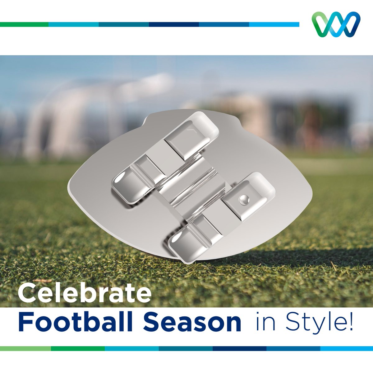 Who’s ready for football season? Score a touchdown smile with our Footballer Bracket!  Check out our entire Signature Collection: wildsmilesbraces.com/shapes-braces/ 

#FootballSeason #ThursdayNightFootball #SmileWithStyle #WildSmiles #WildSmileBraces #Football #FootballerBracket
