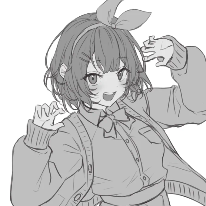 ボラちゃんのラフの一部 