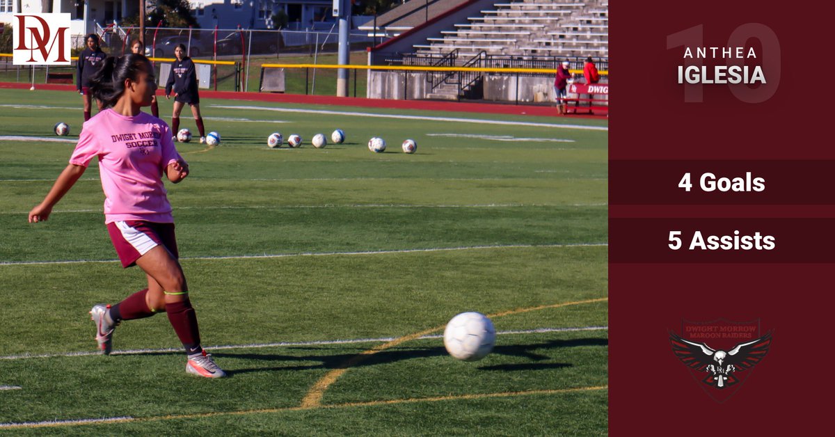 DMRaiderNation's tweet photo. A huge part of the Maroon Raider soccer resurgence is based on the #HARDWORK and #DEDICATION of student athletes like Anthea.
#WeAre #DwightMorrow #631IEVE https://t.co/jxQAP7K2uV