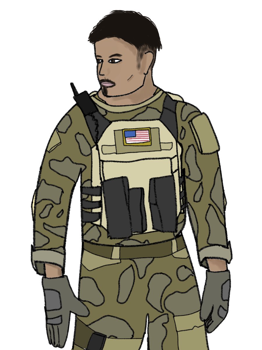 HookSaboteur's tweet photo. @FierceStreak //I’m not good at drawing ;-; here’s his default cosmetic. I have to transfer the perks from my laptop to phone so I can post em. https://t.co/aSeBK1AVej
