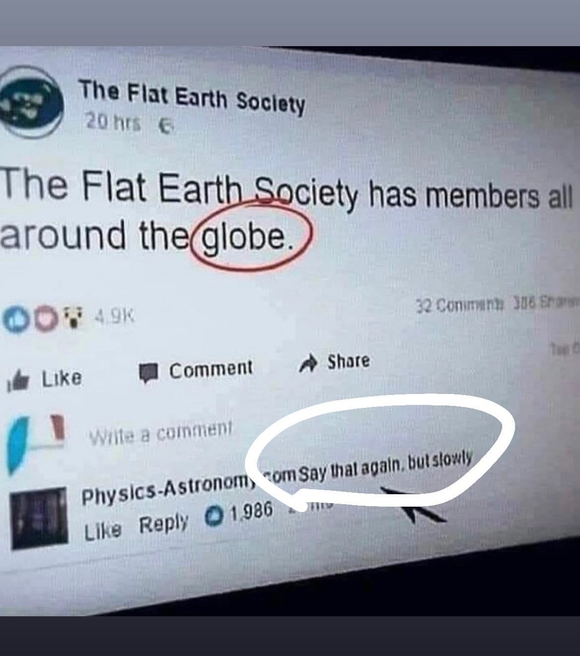 Herman Waita on X The Flat Earth Society has members all around the globe. https t 8cmzy6rDWY X