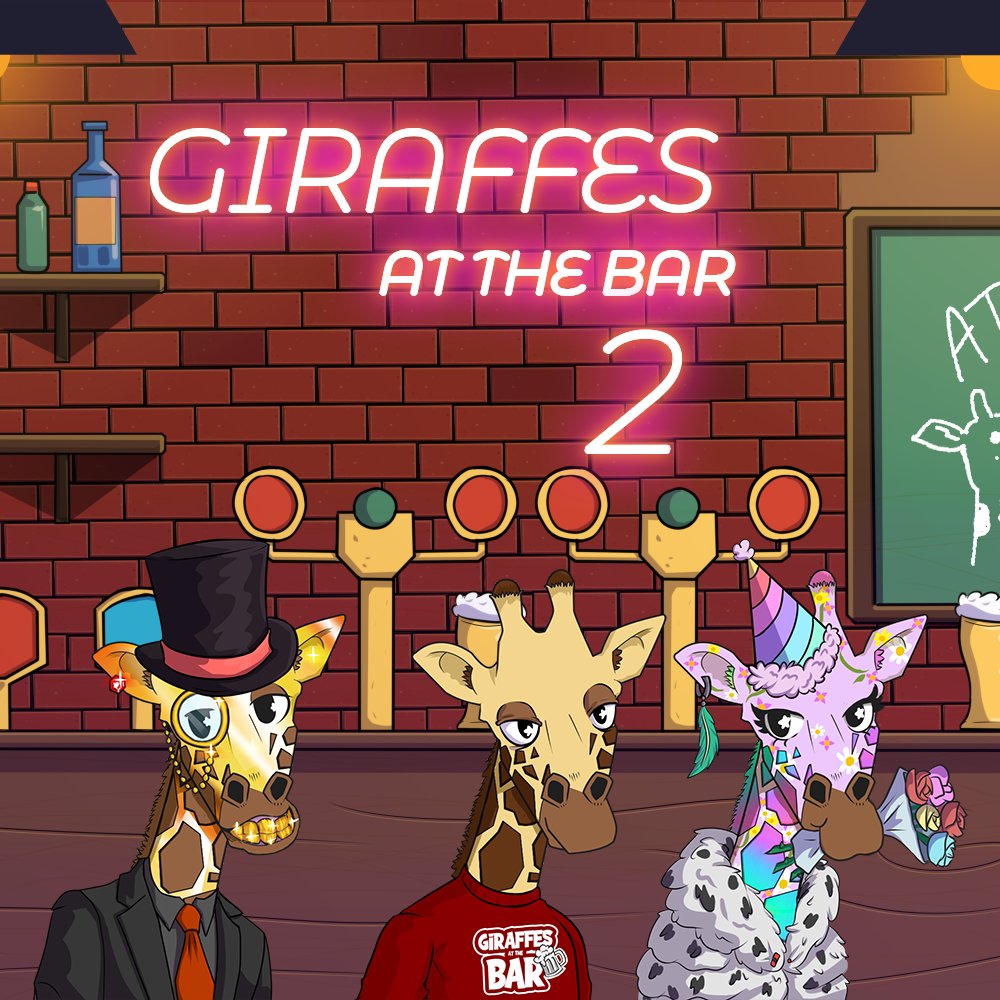 📢The #GATB #NFT drop is less than two days away!

🥂We are looking forward to releasing some more Giraffes into the wild soon!