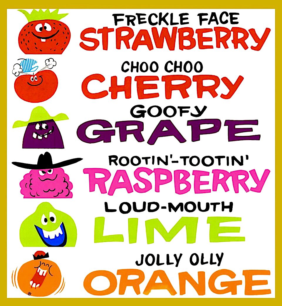 RetroNewsNow on Twitter "Funny Face Drink Mix Flavors (1971) https//t