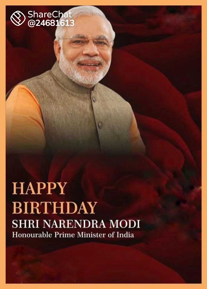 Happy Birthday to you sir pm narendra modi sir 