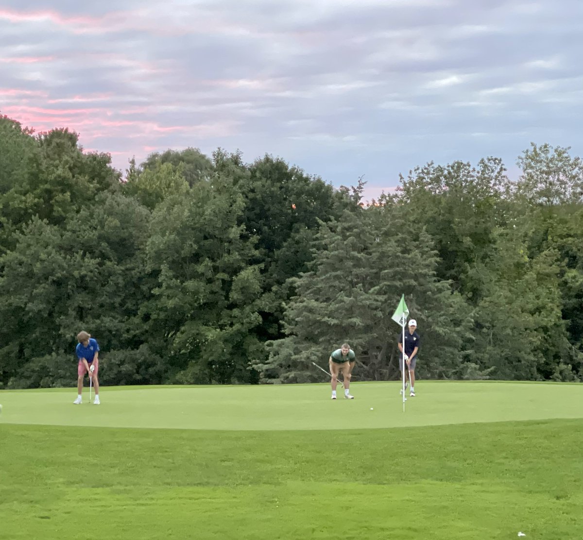 Continuing to improve in our matches. 2nd of 4 today. Windham 198, Winna 201, STA 208, Kingswood 209.  Individual scorers: Tied Medalist Schouller 38, Berry 39, Doerr 40, Kelly 42, Pratt 43.