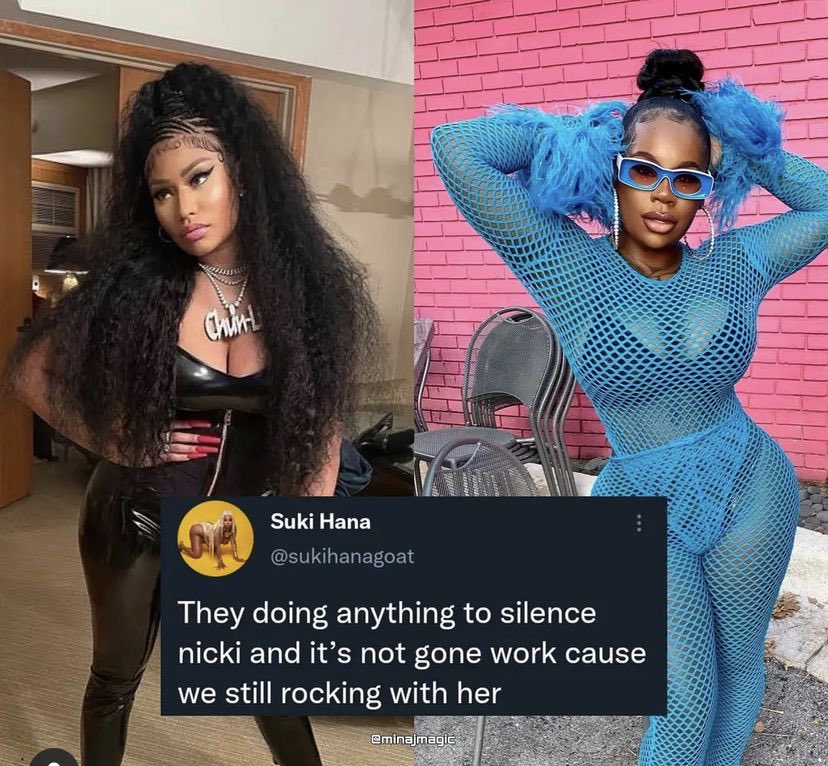 NMThrowBak's tweet photo. ❤️❤️ @sukihanagoat and @TamiRoman defending @NICKIMINAJ on Twitter and Instagram https://t.co/0TbMwnJiTh