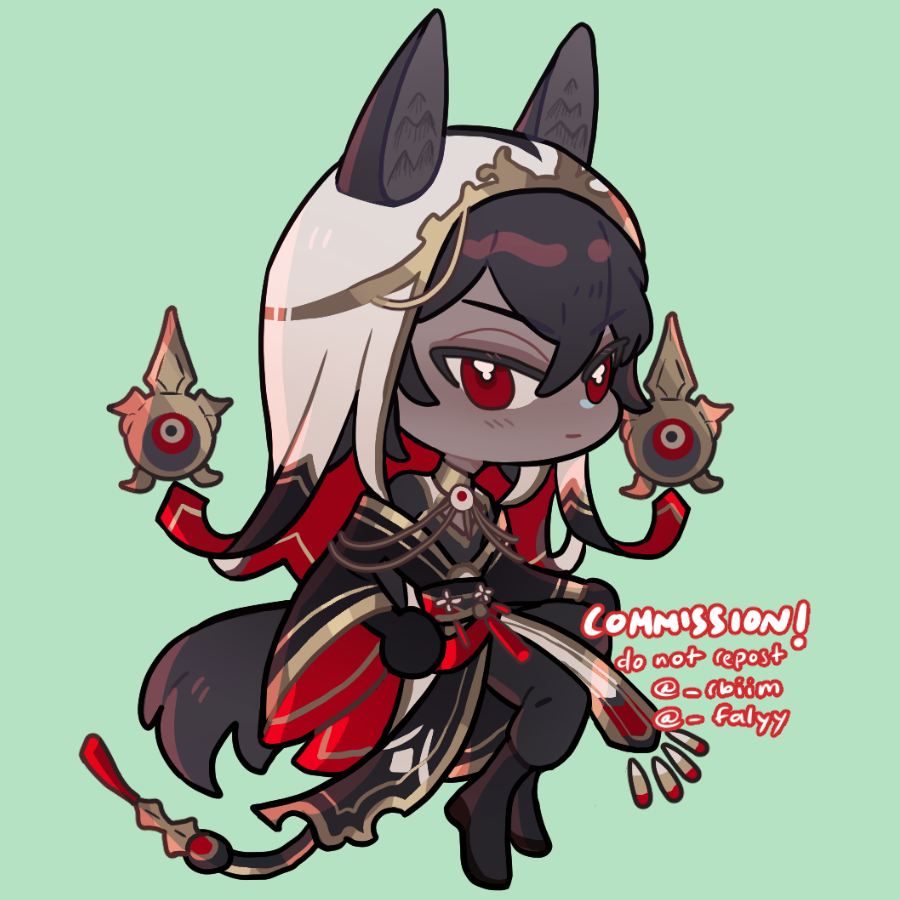 _rbiim's tweet photo. Chibi commissions for @chimiere_ and @trashcanime https://t.co/qCXIIr6UGg