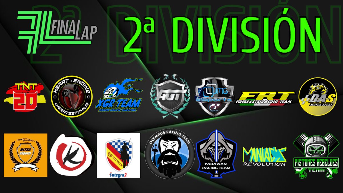(😈) 2ª División #FinaLapGT

Enhorabuena!! 🥳