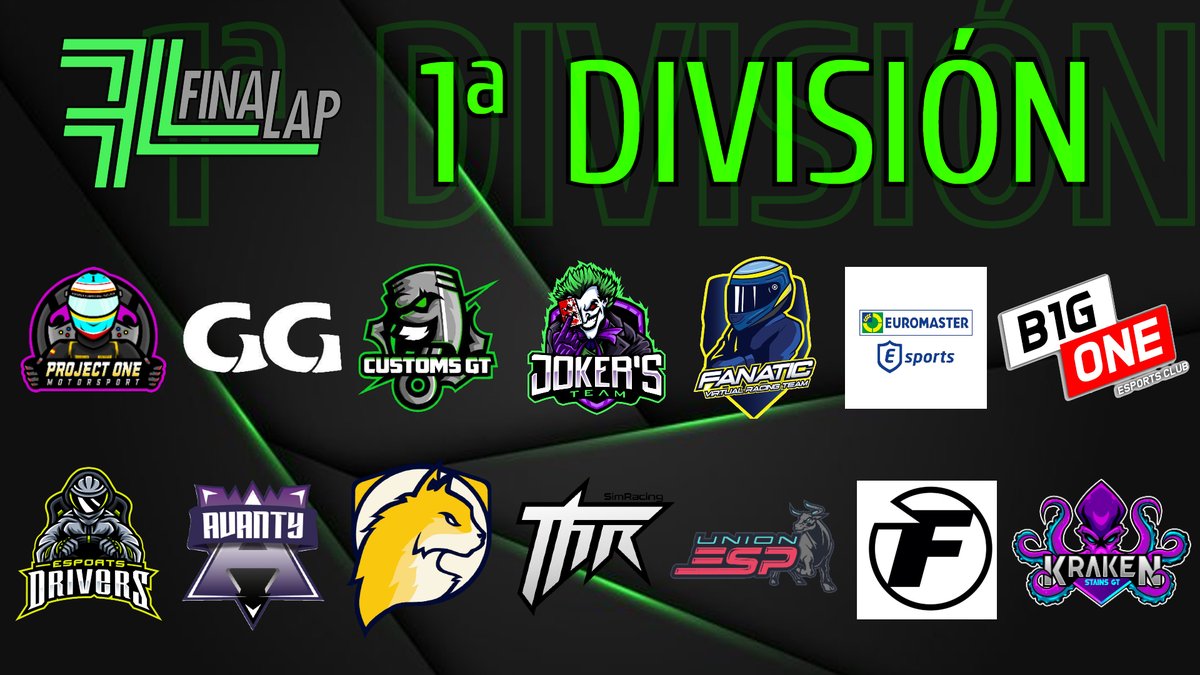 🟢R E S U L T A D O S🟢

🔴P R E - Q U A L Y🔴

(🏆) 3ª Edición #FinaLapGT

(🔥) Así quedan las divisiones para esta temporada

(🥳) Enhorabuena a los clasificados!

(💚) Gracias a todos los participantes!

3, 2, 1... #FinaLapGo 💚