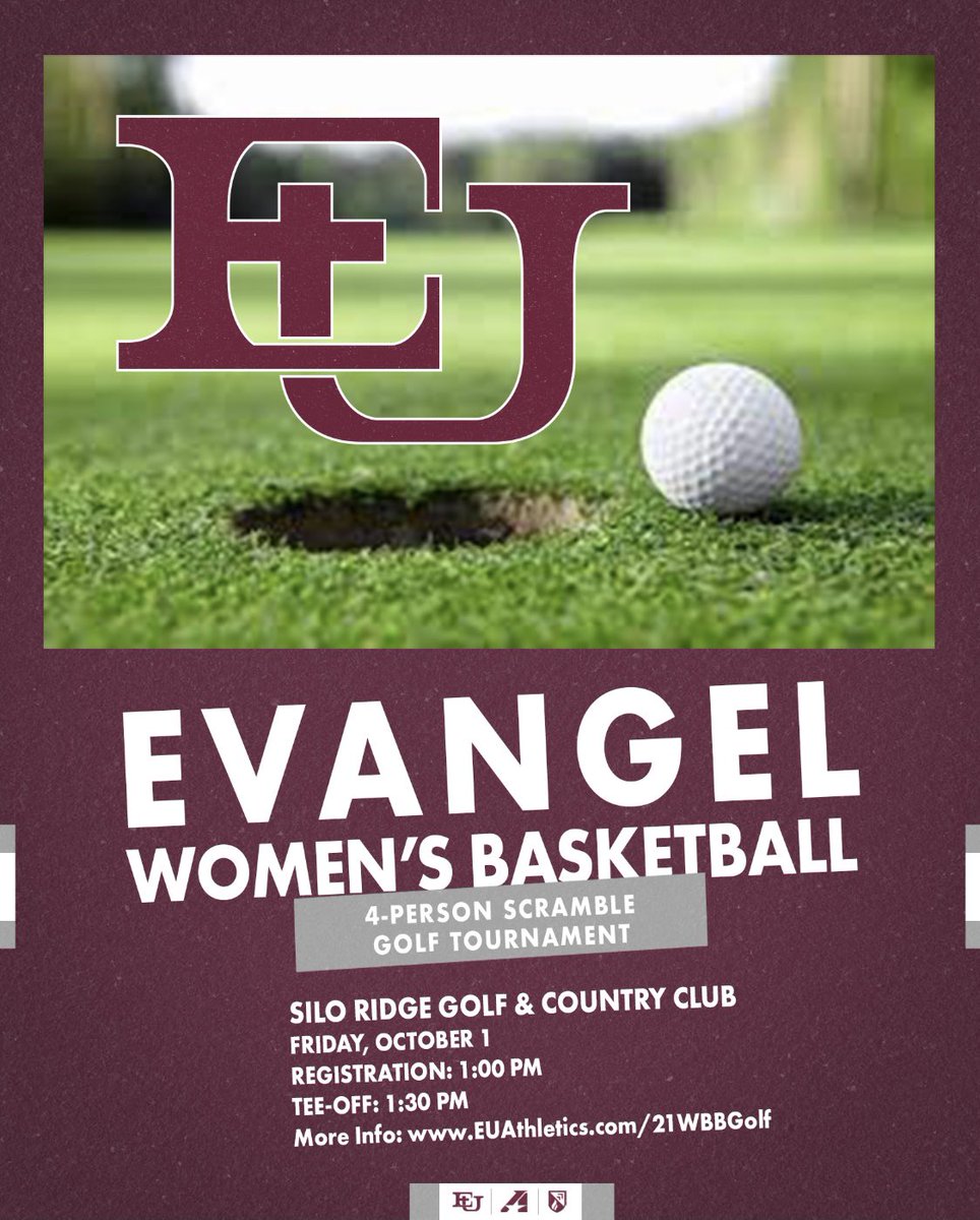 It’s that time again! Come out and support your Evangel Women’s Basketball program on October 1st. Golf Teams and Hole Sponsorships are still available!

Contact assistant coach Paige Wilson with any questions @ wilsonp@evangel.edu