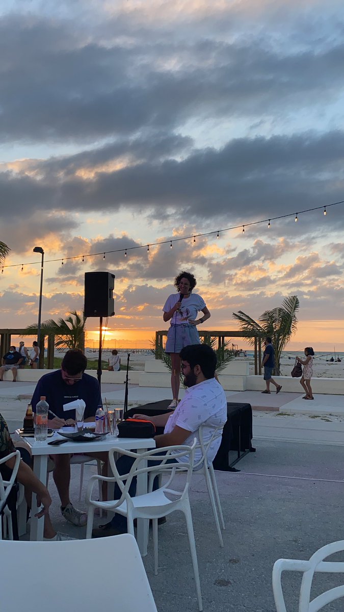 <a href="/yosoyleye/">Leye</a> #openmic en la playa #progreso #Mérida #Yucatán