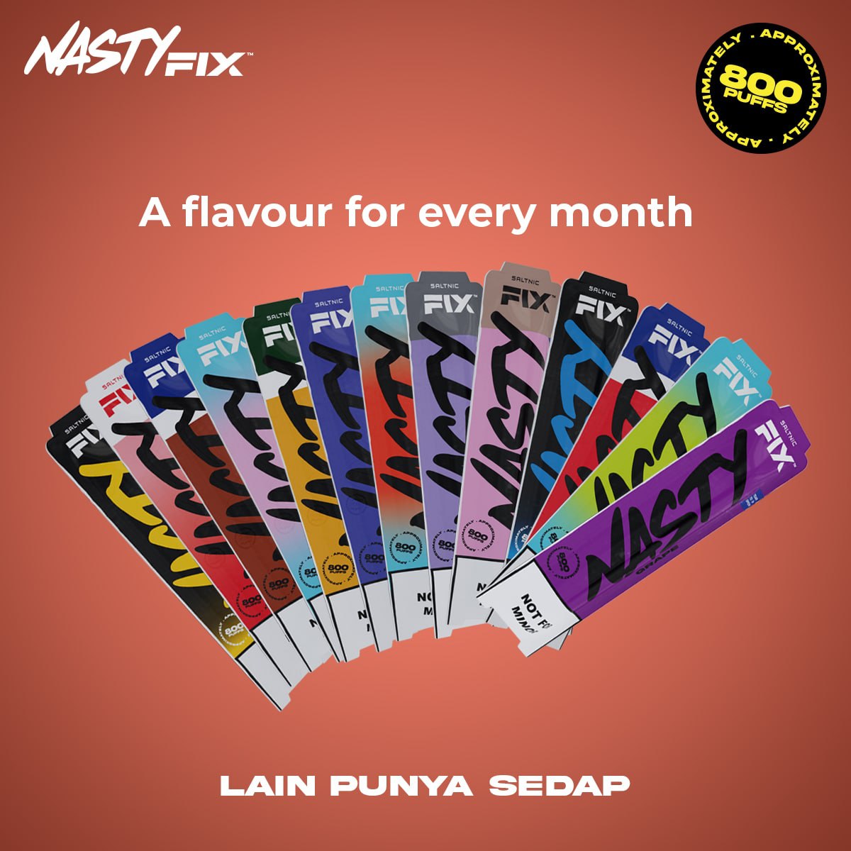 aqmalrisa's tweet photo. #lainpunyasedap
Dapatkan instock NastyFix 2.0 800 Puffs disposal, RM18/each. #nastyfix #sayajual
Roger-roger π€π» https://t.co/Hd5XsCxi0Q https://t.co/0iDXczKtZq