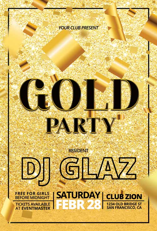 flyerfolio's tweet photo. Exclusive Gold Party Free Flyer Template: https://t.co/zs23gXYzwV Birthday, Classy, Club, Elegant, Event, exclusive, Gold https://t.co/cTJENtWtIc