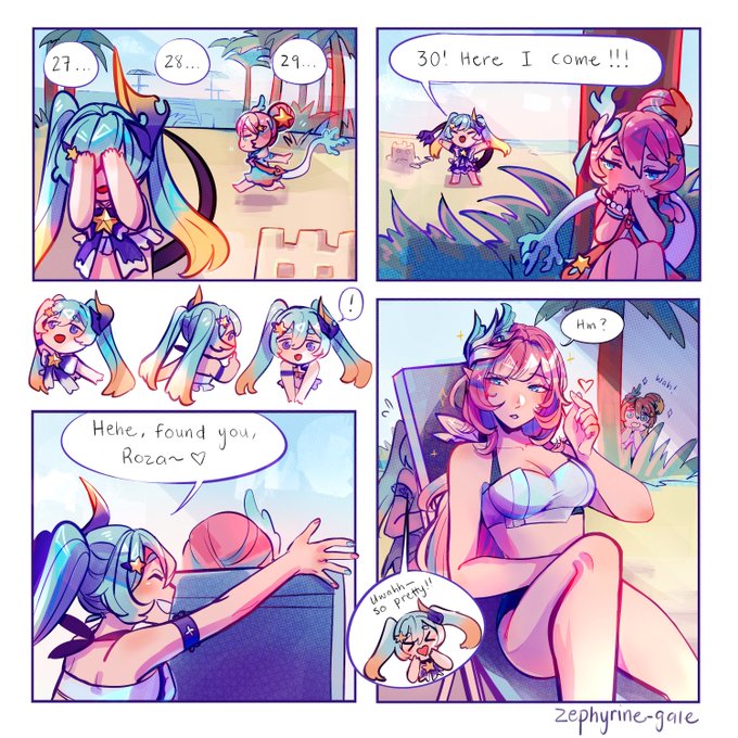 liliya spots the wrong pink-haired cutie ٩(◦`꒳'◦)۶
#HonkaiImpact3rd 