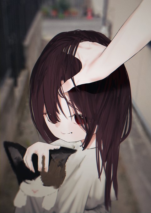 なでなでする女の子となでなでされてる女の子 