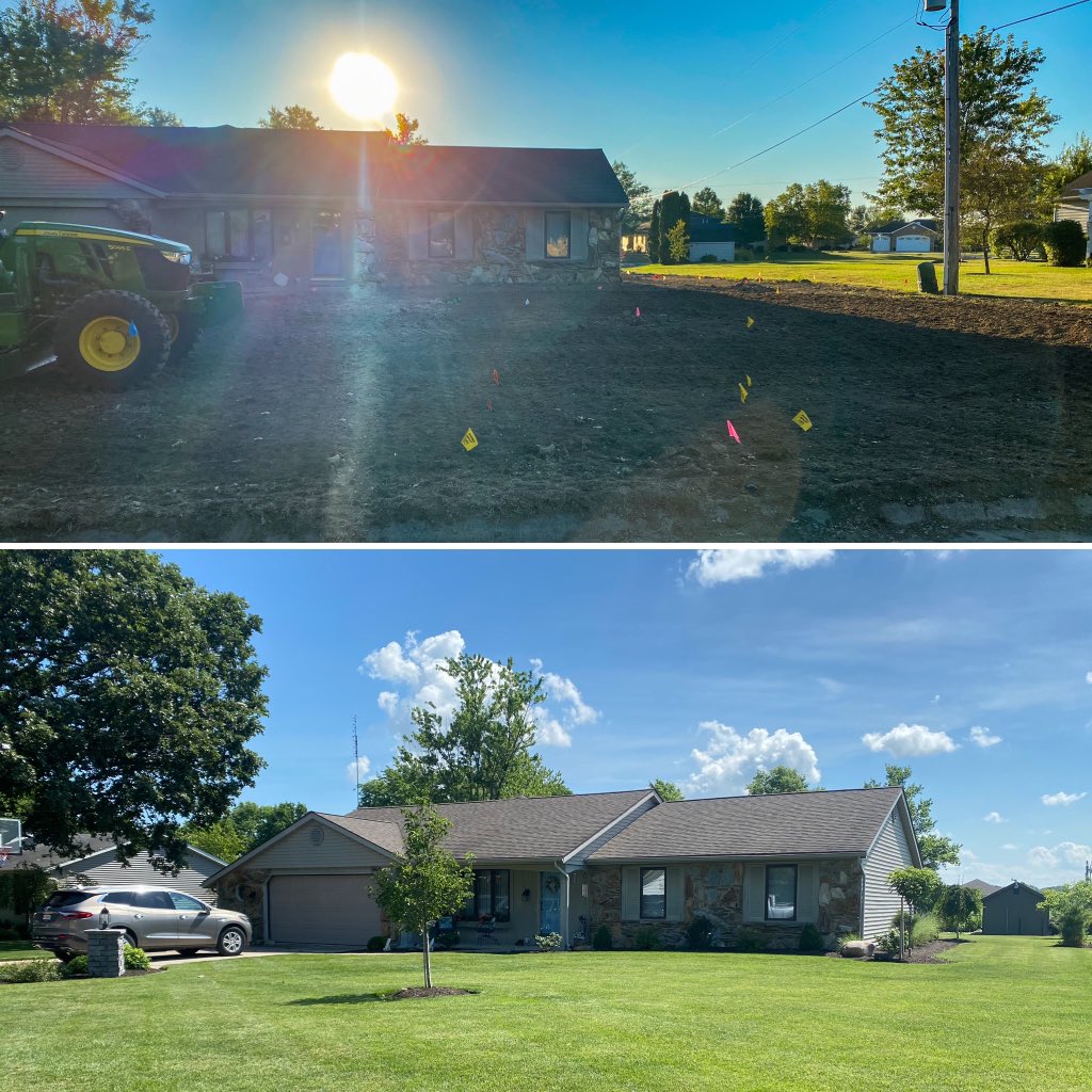 SturgeonSeeding's tweet photo. Before and after ⚡️🌞🌧🌱 https://t.co/1a1QwYrGOZ