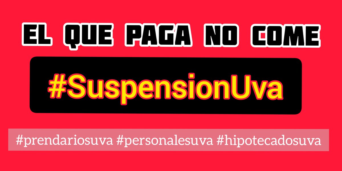 <a href="/martinlop/">Martín López Lastra</a> <a href="/DanielaFunez17/">Daniela Funez</a> <a href="/Martimassacanne/">Martiniano</a> @HERNAN20062020 <a href="/UvaAutomotores/">Prendarios y Personales UVA</a> <a href="/KeopsFM/">Keops FM 90.1 | Cadena 3 La Plata</a> Necesitamos una solución antes de noviembre sino les volverá a pasar lo mismo <a href="/alferdez/">Alberto Fernández</a> <a href="/CFKArgentina/">Cristina Kirchner</a> <a href="/SergioMassa/">Sergio Massa</a> <a href="/la_campora/">La Cámpora</a> somos 550.000 familias #EstafafosUVA #ConUvaNoTeVoto basta de priorizar los bancos.