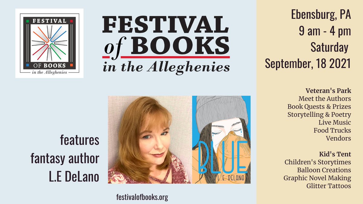 ARFBooks's tweet photo. Visit L.E. DeLano at the Festival of Books on Sept. 18, Ebensburg PA. Her debut novel, TRAVELER was voted one of The 20 Most Beautiful Books in the World 2017 by MTV UK #YAfantasy #bookevent #goodreads  https://t.co/1GZR2L9LXi https://t.co/e2PlxvXtBt