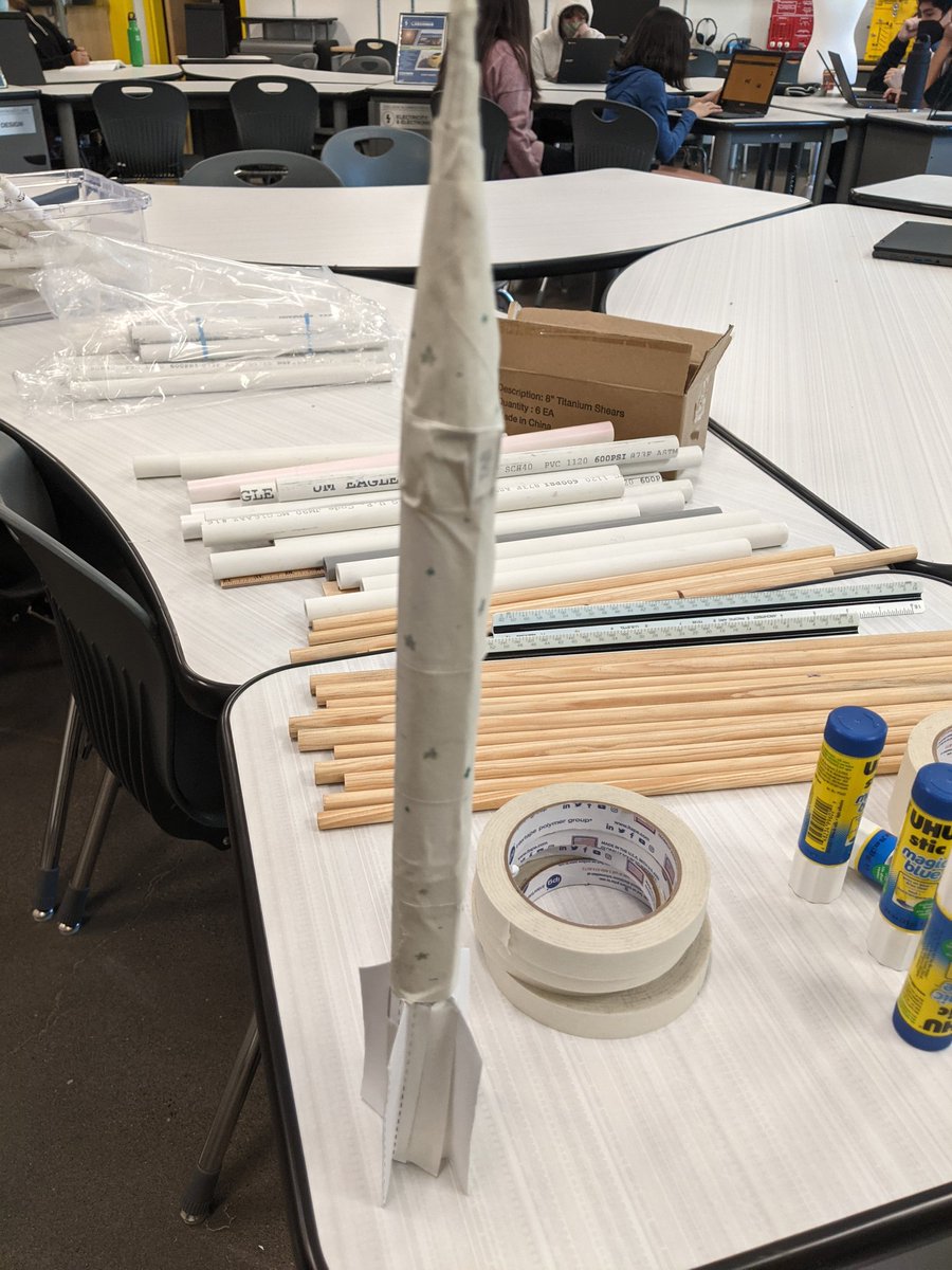 Had a blast launching air-powered rockets with my 8th grade CTE/Technology students today. <a href="/tumwatermiddle/">Tumwater Middle School</a> <a href="/PaxPatLearning/">Paxton/Patterson Labs</a>