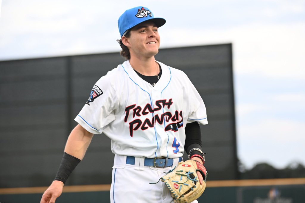 TrentonThunder's tweet image. Carson Matthews is the first @mlbdraftleague player to make it to Double-A! He played with the Thunder this year and debuted with the @trashpandas this past week